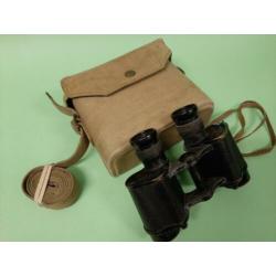 Engelse verrekijker met webbing tas binocular