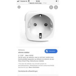 Nest mini smart plug en 2 led lampen gekleurd