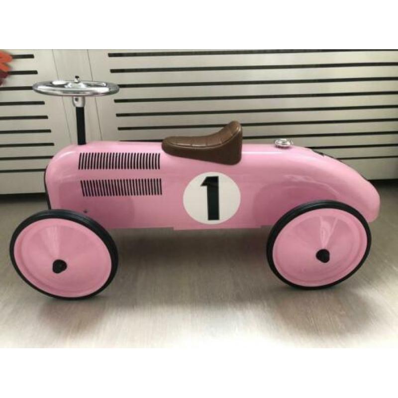 Marquant retro race loopauto roze