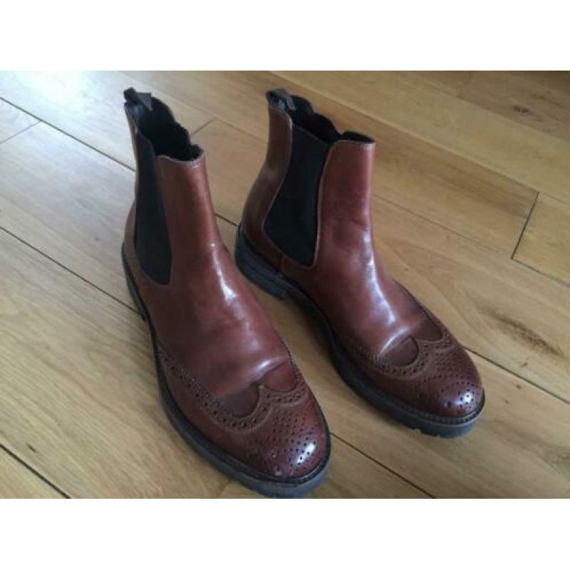 prachtige chelsea boots enkellaars maat 41/42 ZGAN!