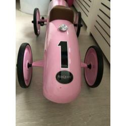 Marquant retro race loopauto roze