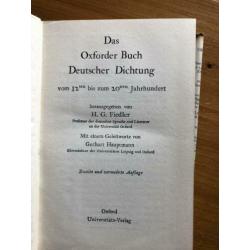 The Oxford Book of German Verse