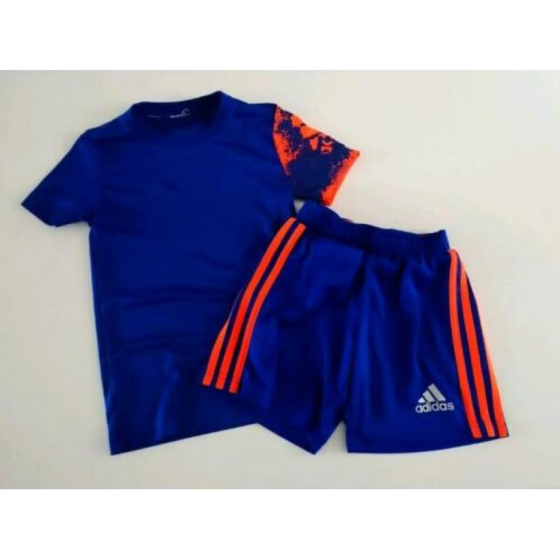 Set Adidas climalite maat 128