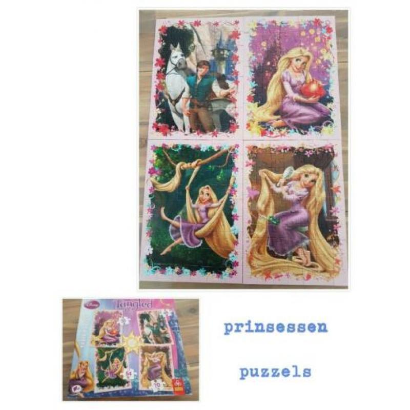 Prinsessen puzzels en domino