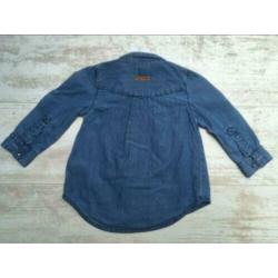 Schattige jeans blouse van Tumble 'n Dry maat 80