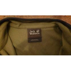 Jack Wolfskin fleece vest groen