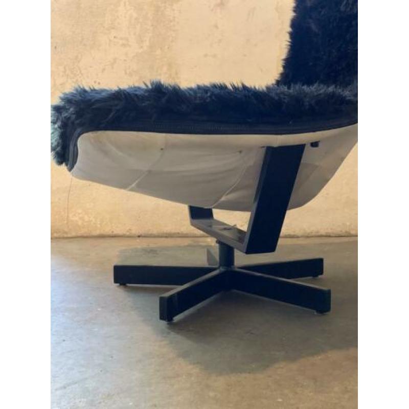 Jan des bouvrie vintage design draaifauteuil lounge stoel