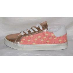 KANJERS maat 36 sneaker roze flamingo gold gratis verzenden