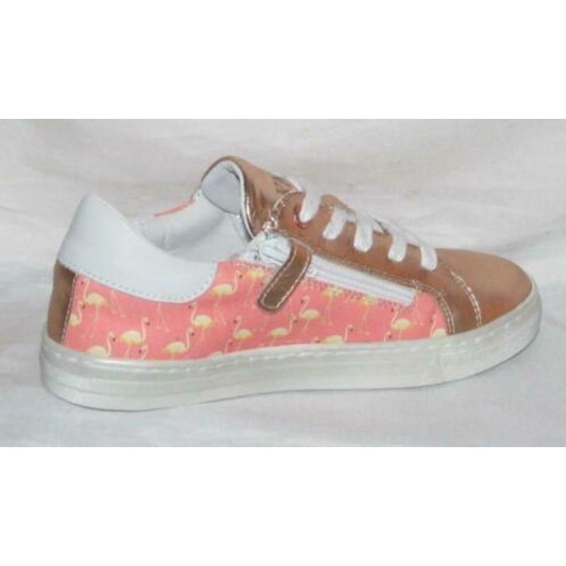 KANJERS maat 36 sneaker roze flamingo gold gratis verzenden