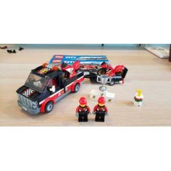 Lego city set 60084, racing bike transporter.