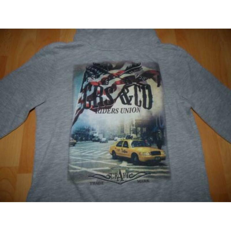 Grijze longsleeve van Cars, maat 12 (oftewel 152) NIEUWSTAAT