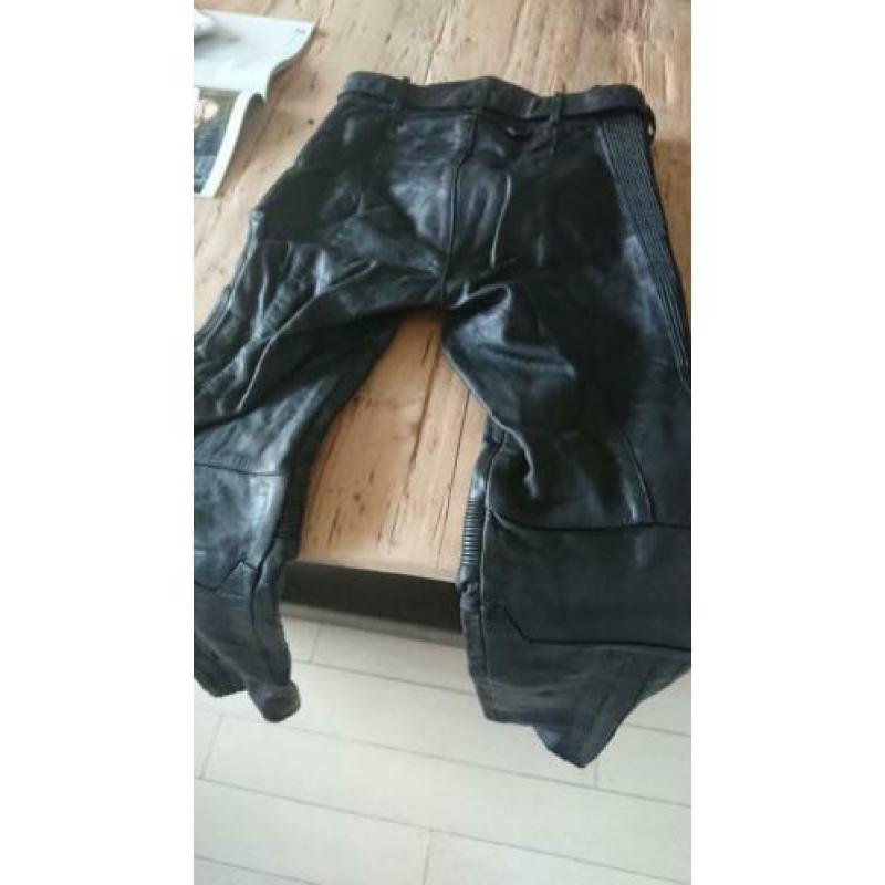 Motorbroek leder