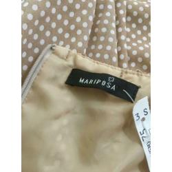 MARIPOSA jurk met polkadots mt 40