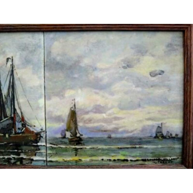 Tegeltableau "Holland" Utrecht / Mijnlieff (naar Mesdag)