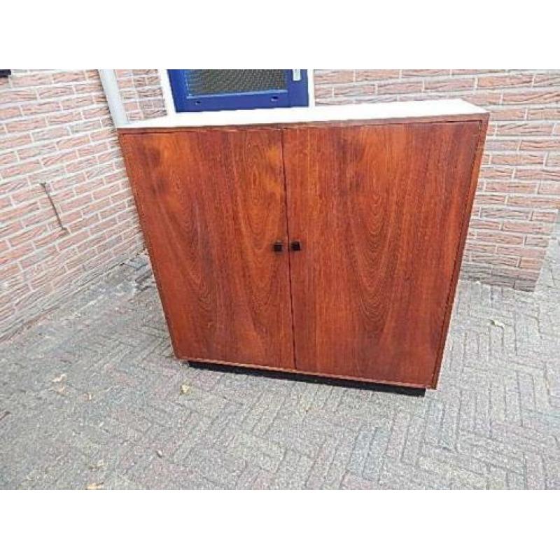 Oude Vintage Kast ( webe deens mid century Retro Teak )