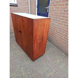 Oude Vintage Kast ( webe deens mid century Retro Teak )