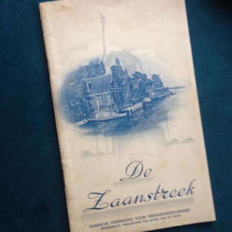 De Zaanstreek. Met uitklapkaart, jaren 30