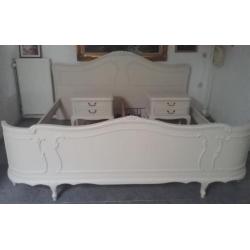 Schitterend Baroque Queen Ann King Size Bed met kaptafel