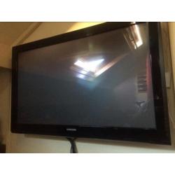 Tv plasma 42inch muurbeugel defect 2xhdmi hd ready