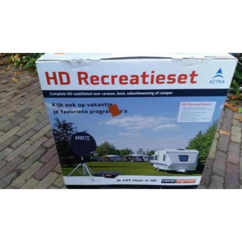 Schotel antenne - Recreatie set met digitale ontvanger