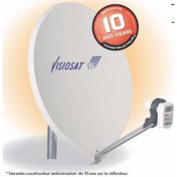 Visiosat satelliet schotel antenne, 40cm mat wit