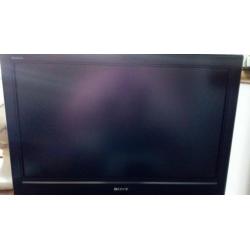 Sony Bravia LCD TV 32 inch / 79 cm KDL-32D3000 zwart op voet