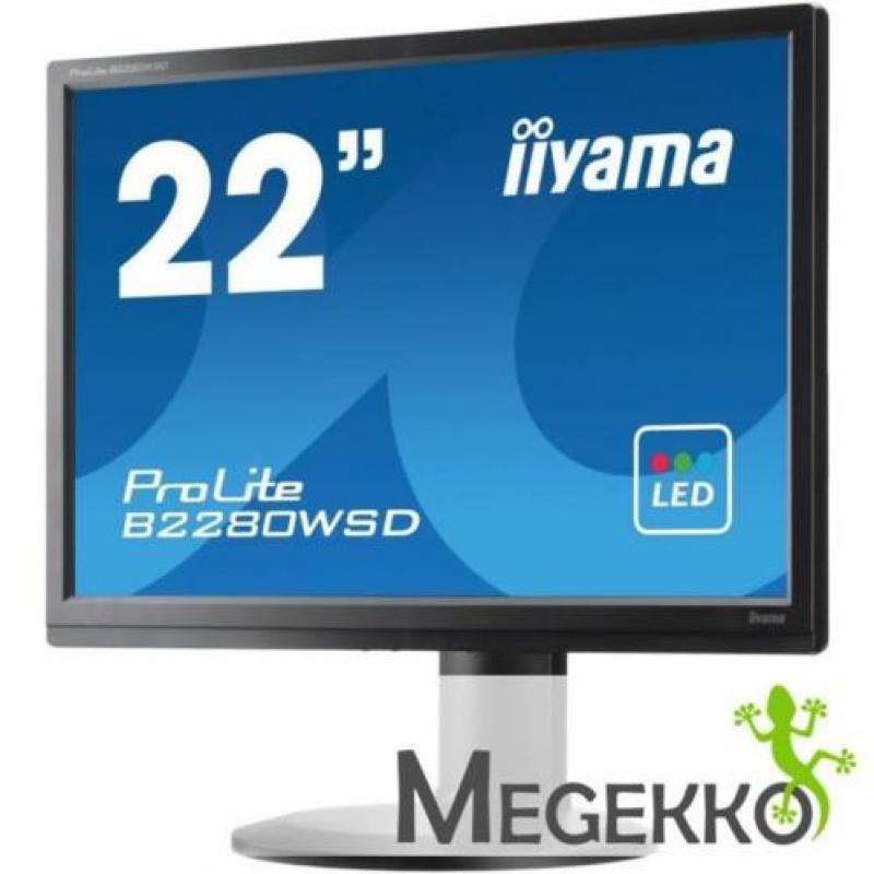 Iiyama ProLite B2280WSD-B1 22" Zwart PC-flat panel