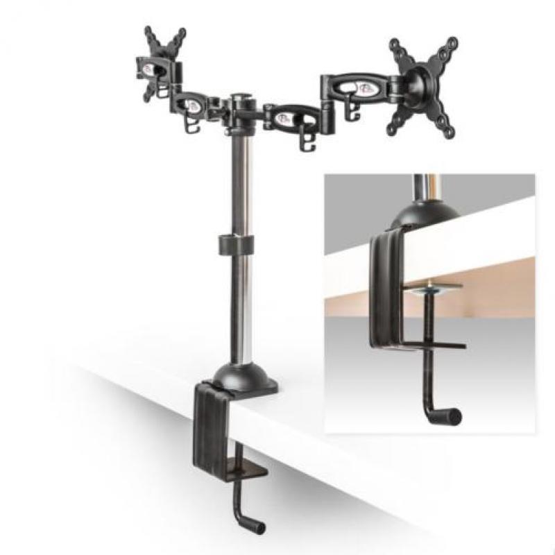 Duo monitorarm voor TFT LCD monitor steun arm 401414