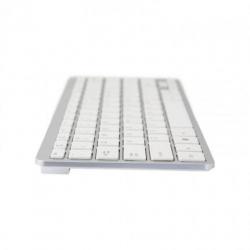 R-go compact toetsenbord, qwerty (it), wit, bedraad