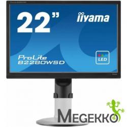 Iiyama ProLite B2280WSD-B1 22" Zwart PC-flat panel