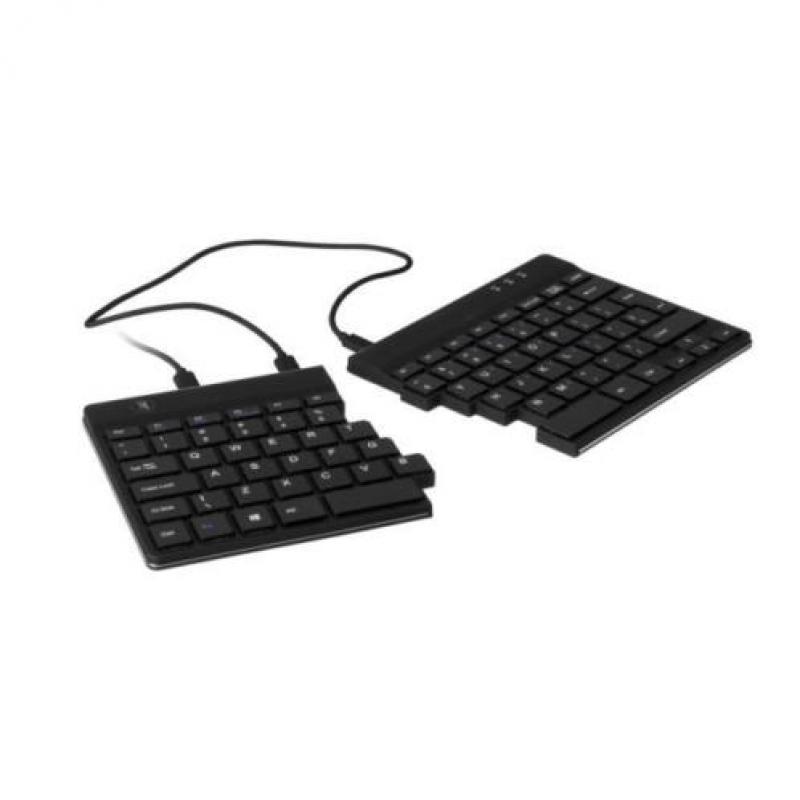 R-go split ergonomisch toetsenbord, qwerty (uk), zwart, b...