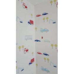 1x Little Star behangrol LS 10940 - Auto behang kinderkamer