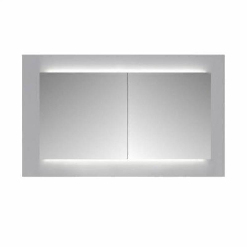 Spiegelkast Sanicare Qlassics Ambiance 120 cm 2 Deuren Tr...