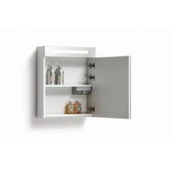 Spiegelkast 60Cm Tl Verlichting & Stopcontact Grey Oak