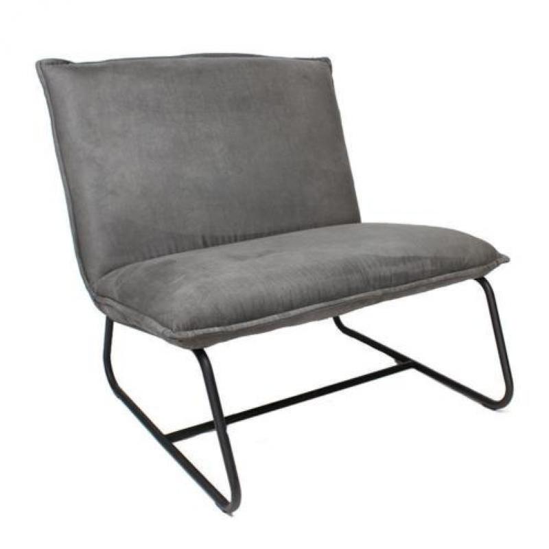 Industriële microvezel fauteuil Beckett in 5 kleuren €289,95