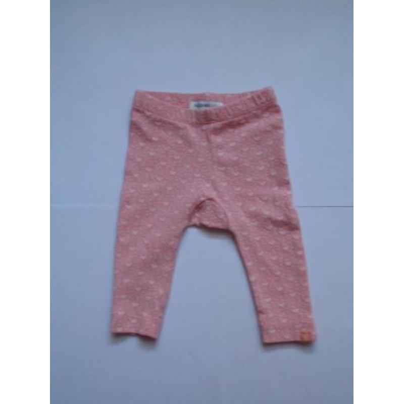 Noppies Roze Broekje Broek Legging Stipjes Wit maat 50 48 56